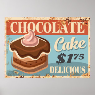 Desserter av bakverk poster
