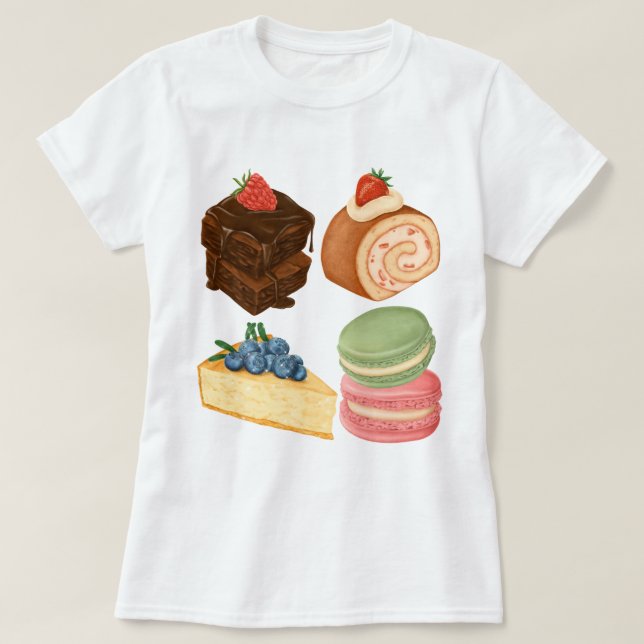 Desserter T Shirt (Design framsida)