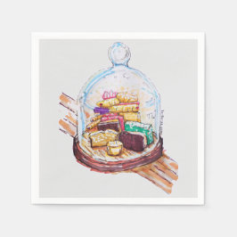 Desserter under Glasdagé Pappersservett