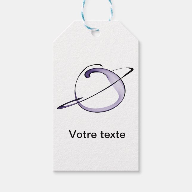 dessin mignon petite planète presentetikett (Framsidan)