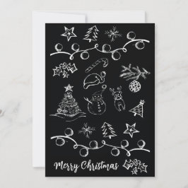 dessins motifs de Noël Julkort