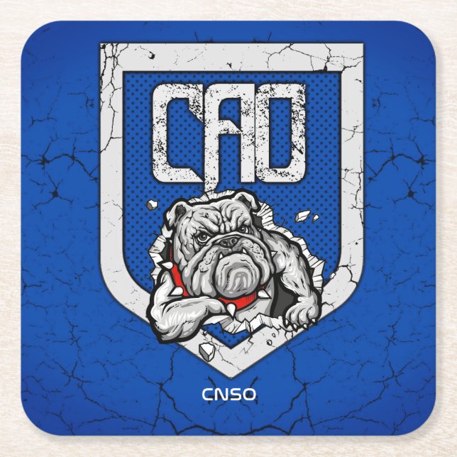 DESSOUS DE VERRE CAO UNDERLÄGG PAPPER KVADRAT (Framsidan)