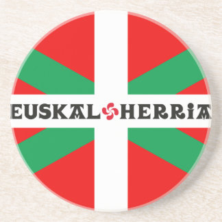Dessous de verre Drapeau Basque "Ikkurina" Underlägg Sandsten