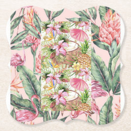 Dessous-de-verre en papier flowers underlägg papper