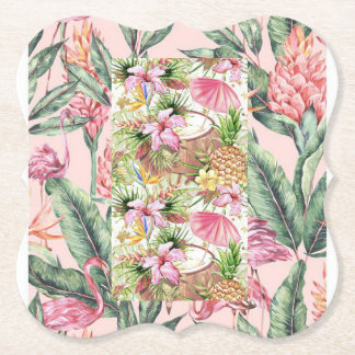 Dessous-de-verre en papier flowers underlägg papper