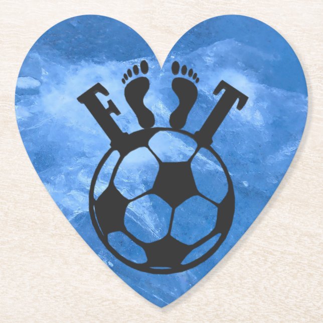 Dessous-de-verre en papier football underlägg papper (Framsida)