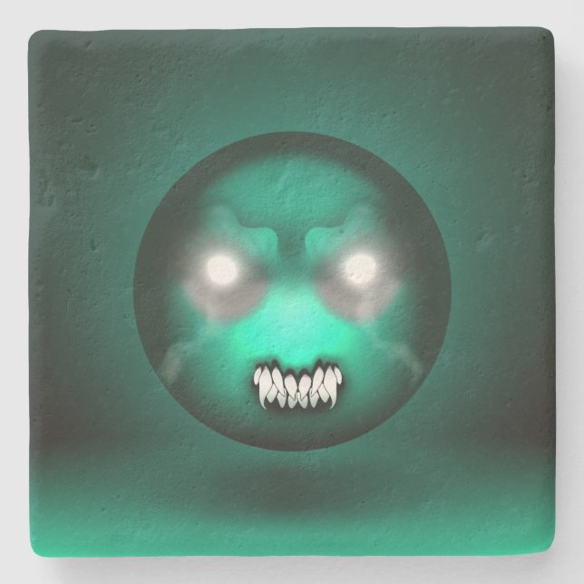Dessous-de-verre En Pierre Abyssmoji Stenunderlägg (Framsidan)