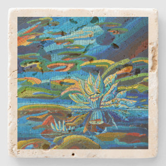 Dessous-de-verre En Pierre  - Double Attraction Stenunderlägg