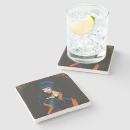 Dessous de verre en pierre stenunderlägg