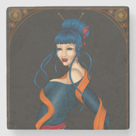 Dessous de verre en pierre stenunderlägg