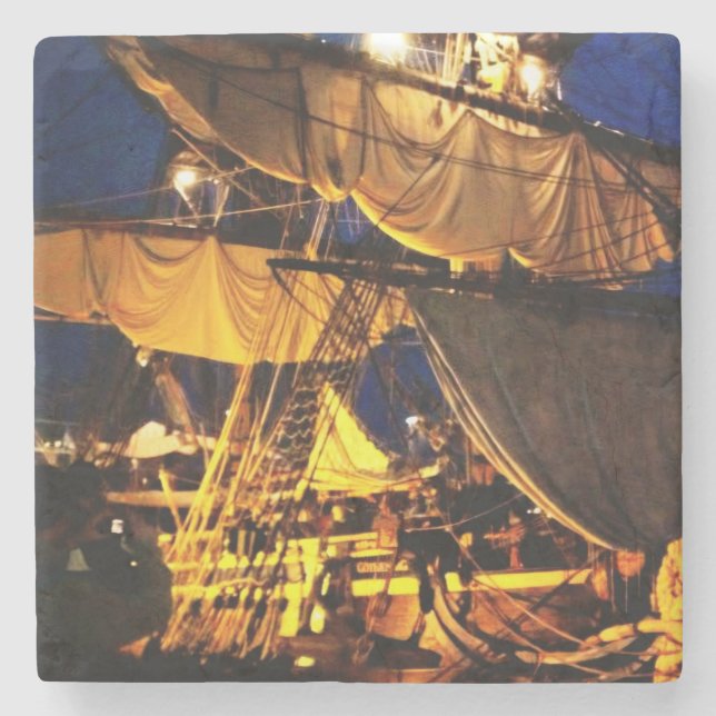 Dessous de verre en pierre stenunderlägg (Framsidan)