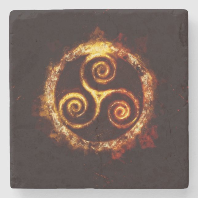 Dessous-de-verre En Pierre Triskel Stenunderlägg (Framsidan)