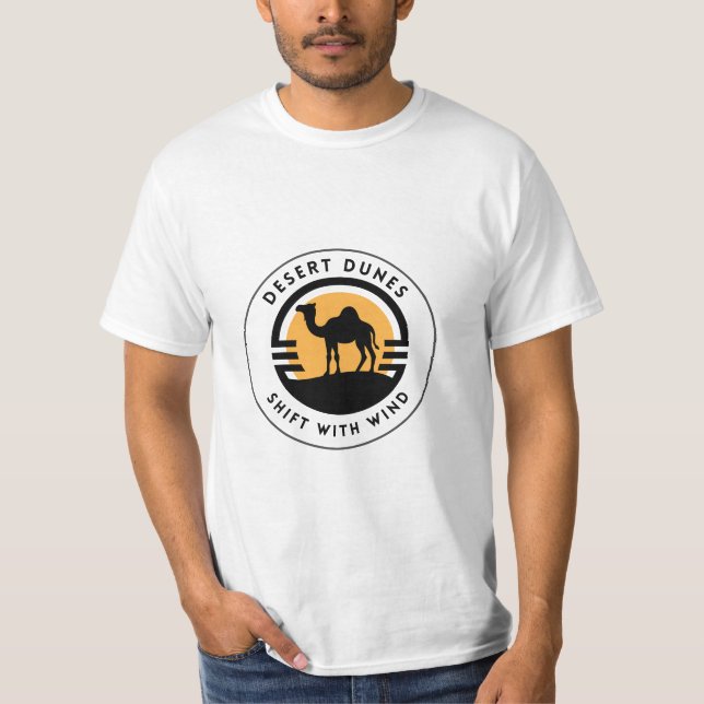 Desterertör för Golden & Black Camel Deert Retro D T Shirt (Framsida)
