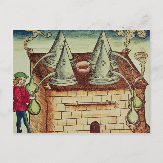 Destillationsmetoder Vykort (Framsida)