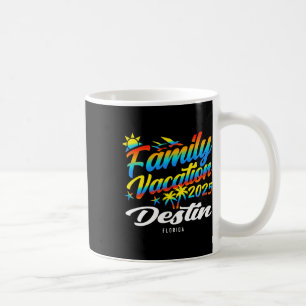 Destin Beach Florida Familj Matchande Semester Som Kaffemugg