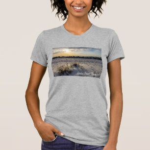 Destin Beach Florida Jetty Sunset Women's Tshirt T Shirt