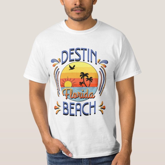 Destin Beach, Florida T Shirt (Framsida)