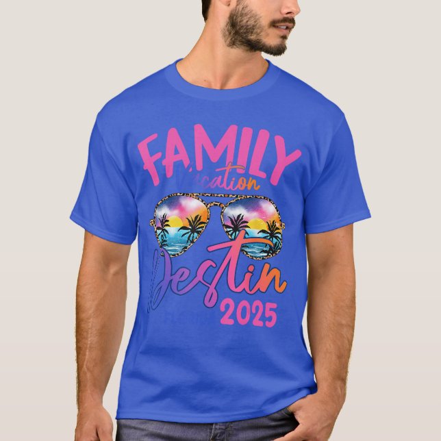 Destin Florida 2025 Sunglasses Vacation Matching F T Shirt (Framsida)