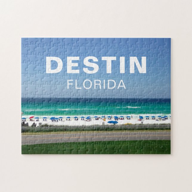 Destin Florida Beach Fotography Seaside Pussel (Horisontell)