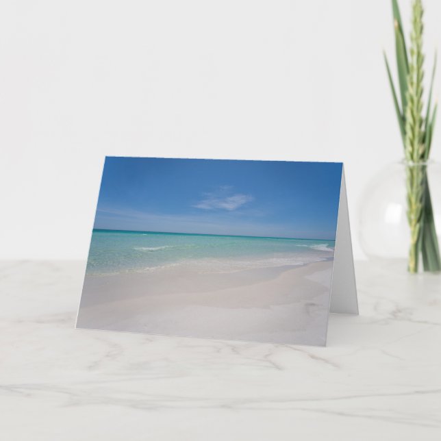 Destin Florida Beach-hälsningskort Kort (Framsida)