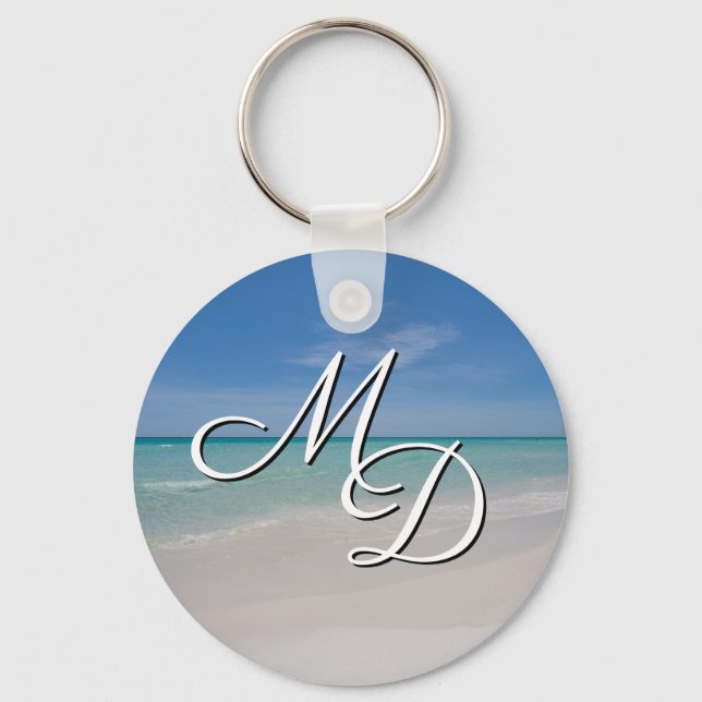 Destin Florida Beach Nyckelring (Framsida)