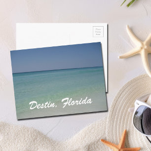 Destin Florida Beach Ocean Vacation Travel Photo Vykort
