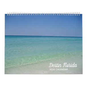 Destin Florida Beach Photography Seaside 2025 Wall Kalender