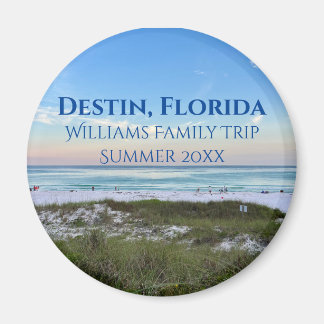 Destin Florida Beach Sunset Anpassningsbar Family Magnet