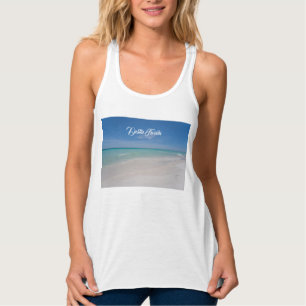 Destin Florida Beach Tanktop Linne Med Racerback