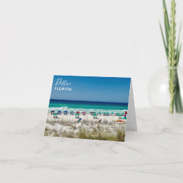 Destin Florida Benice Beach Photography Anteckningskort