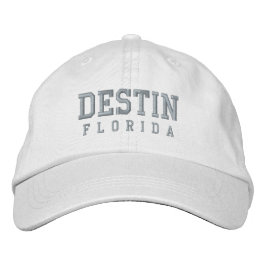 Destin Florida Embroized Baseball Hat Broderad Keps