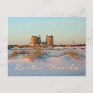 Destin Florida - Emerald Grande vid sunset Vykort