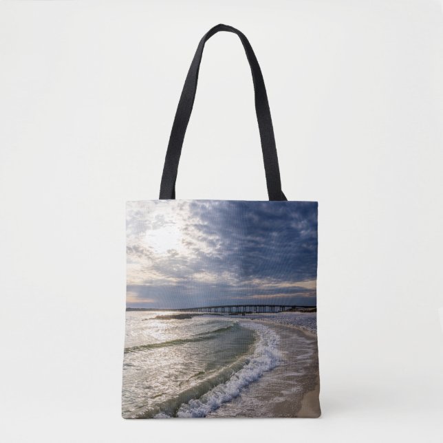 Destin Florida Evening Vågar Bag Tygkasse (Framsida)