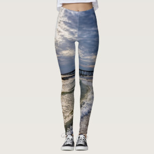 Destin Florida Evening Vågar Leggings