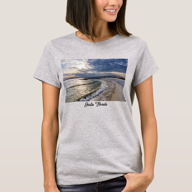 Destin Florida Evening Vinkar Women's Shirt T (Framsida)