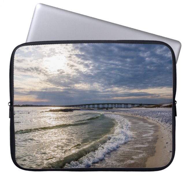 Destin Florida Evening Vinkarare Laptop sleeve (Framsidan)