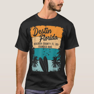 Destin Florida FL Beach Souvenirs And Gifts Men Wo T Shirt