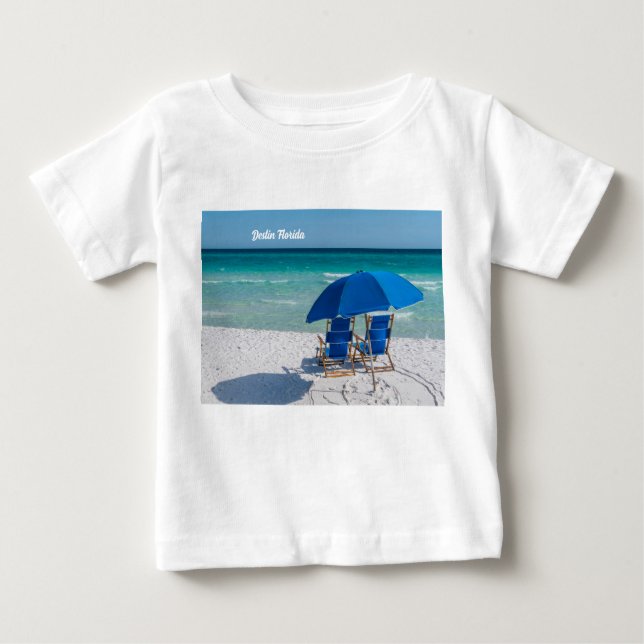 Destin Florida-ordförande och Parbrella Småbarn T- T Shirt (Framsida)