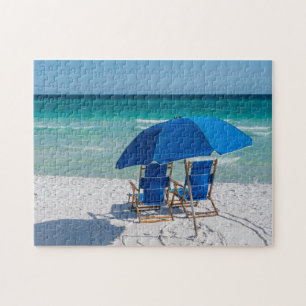 Destin Florida-ordförande och Umbrella Jigszle Puz Pussel
