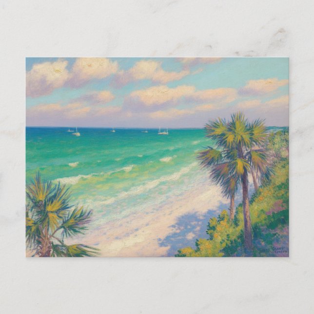 Destin Florida Painting Vykort (Framsida)
