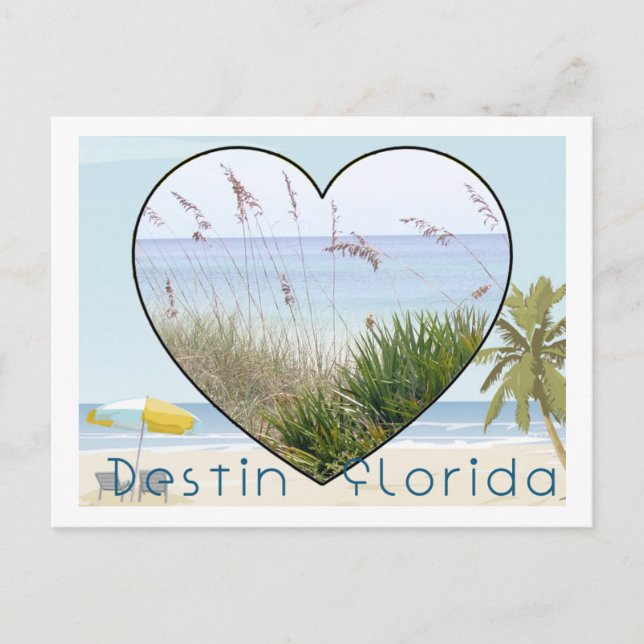 Destin Florida Postcard Vykort (Framsida)