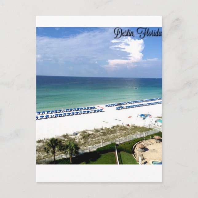 Destin, Florida Postcard Vykort (Framsida)