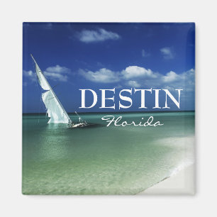 Destin Florida satte på land segelbåten Magnet