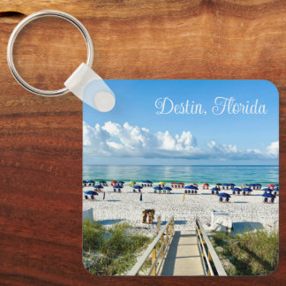 Destin Florida Söt Beach Photography Souvenir Nyckelring