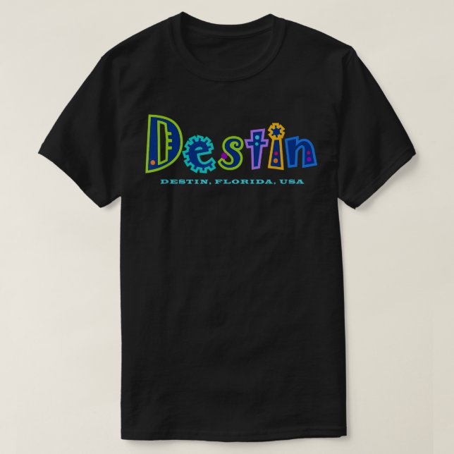 Destin Florida souvenir T Shirt (Design framsida)