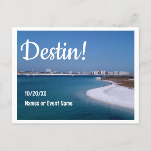 Destin Florida Spara datum Bröllop eller händelse Vykort