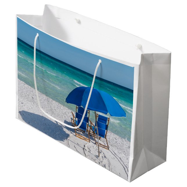 Destin Florida-stolar och Umbrella Gift Bag (Framsidan Vinklad)