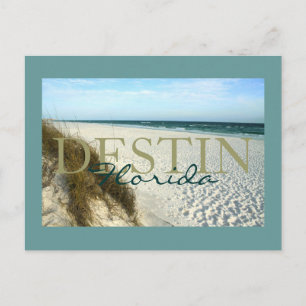 Destin, Florida-stranden parsade vykort