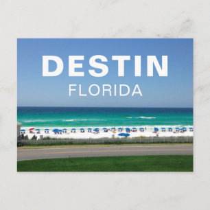 Destin Florida Strandfotografering Seaside Vykort