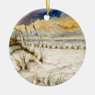 Destin Florida strandkonst Julgransprydnad Keramik